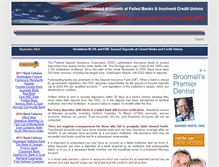 Tablet Screenshot of failedbankreporter.com